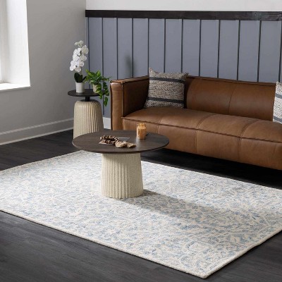 Hauteloom Gagebrook Blue Wool Area Rug