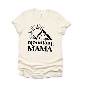Simply Sage Market Women's Mountain Mama Sun Short Sleeve Graphic Tee - 1 of 3