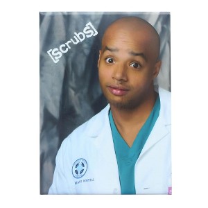 Ata Boy Scrubs Turk Grey Background 2.5 x 3.5 Inch Photo Magnet - 1 of 4
