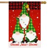Gnome Tree Burlap House Flag Humor 28" x 40" Briarwood Lane - 2 of 4