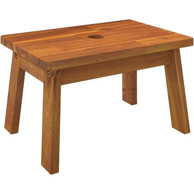 vidaXL Step Stool Various Solid Acacia Wood Small Durable Step Stool