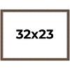 PosterPalooza | Elegant Brown Picture Frame - UV Acrylic, Backing Board, Hanging Hardware Included - 2 of 4