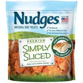 Nudges Simply Sliced Chicken  Breast Dog Treats - 12oz