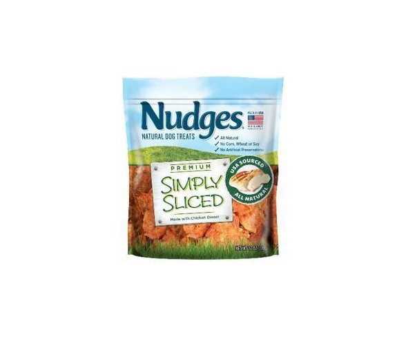Nudges Simply Sliced Chicken  Breast Dog Treats - 12oz