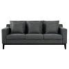 Mirod Comfy 3-seat Sofa with Wooden Legs, Modern for Living Room and Study - 3 of 4