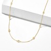Ross-Simons 0.33 ct. t.w. Graduated Bezel-Set Diamond Station Necklace in 14kt Yellow Gold - 3 of 4