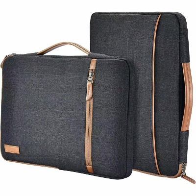 MaseiKar Inch Laptop Sleeve Case Notebook Bag Water-Resistant Handbag Compatible with 14" Lenovo Chromebook S330/Dell 3490,Brown