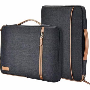 MaseiKar Inch Laptop Sleeve Case Notebook Bag Water-Resistant Handbag Compatible with 14" Lenovo Chromebook S330/Dell 3490,Brown - 1 of 4