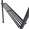 DOMETOUR Outdoor Grill Gazebo 8 x 5 Ft, Shelter Tent, Double Tier Soft Top Canopy and Steel Frame with hook and Bar Counters, Grey - 4 of 4