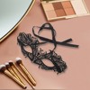 Unique Bargains Lace Half Face Party Mask Black 1 Pc - 4 of 4