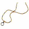 Eyeglass Necklace Calabria EC-5-E Eye Catcher Hang Loop 20"In Gold Brown Yellow - 3 of 3
