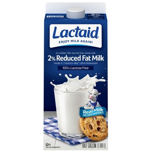 Lactaid Lactose-Free 2% Milk - 0.5gal : Target