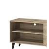 63" Mid-Century Modern TV Stand with 2 Storage Shelves and 1 Cabinet for Living Room - 4 of 4