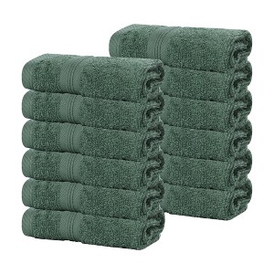 Smart Dry Cotton Medium Weight Solid Towel Set by Blue Nile Mills - 1 of 4