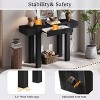 47" Rustic Console Table with Drawer and Charging Station, Narrow Entryway Desk with USB and Type C Ports for Hallway or Living Room-3irtyhousy - 3 of 4