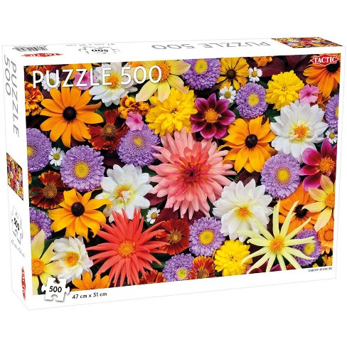 Tactic Garden Flowers Jigsaw Puzzle - 500pc