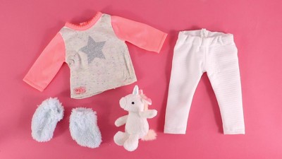 Our Generation Our Generation-Unicorn Wishes- Pj Outfit & Stuffie- Outfit &  Accessories For 18 Inch Dolls- Ages 3 Years And Up Toy_Figure 