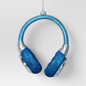 Christmas Glass Headphones Navy - Wondershop™ - 1 of 3