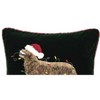 C&F Home 18" x 18" Dog With Light Embellished Christmas Throw Pillow - 2 of 4