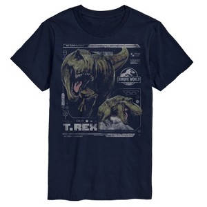 Men's - Jurassic World: Rebirth - T-Rex Digital Profile Short Sleeve Graphic T-Shirt - 1 of 4