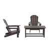 WestinTrends  3-Piece Outdoor Paio Adirondack Conversation Set - 3 of 4