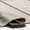 Nuloom Nicky Striped 4x6 Wool Jute Indoor Area Rug for Dining Room Rug Neutral Rug Living Room Rug Kitchen, Beige - 4 of 4