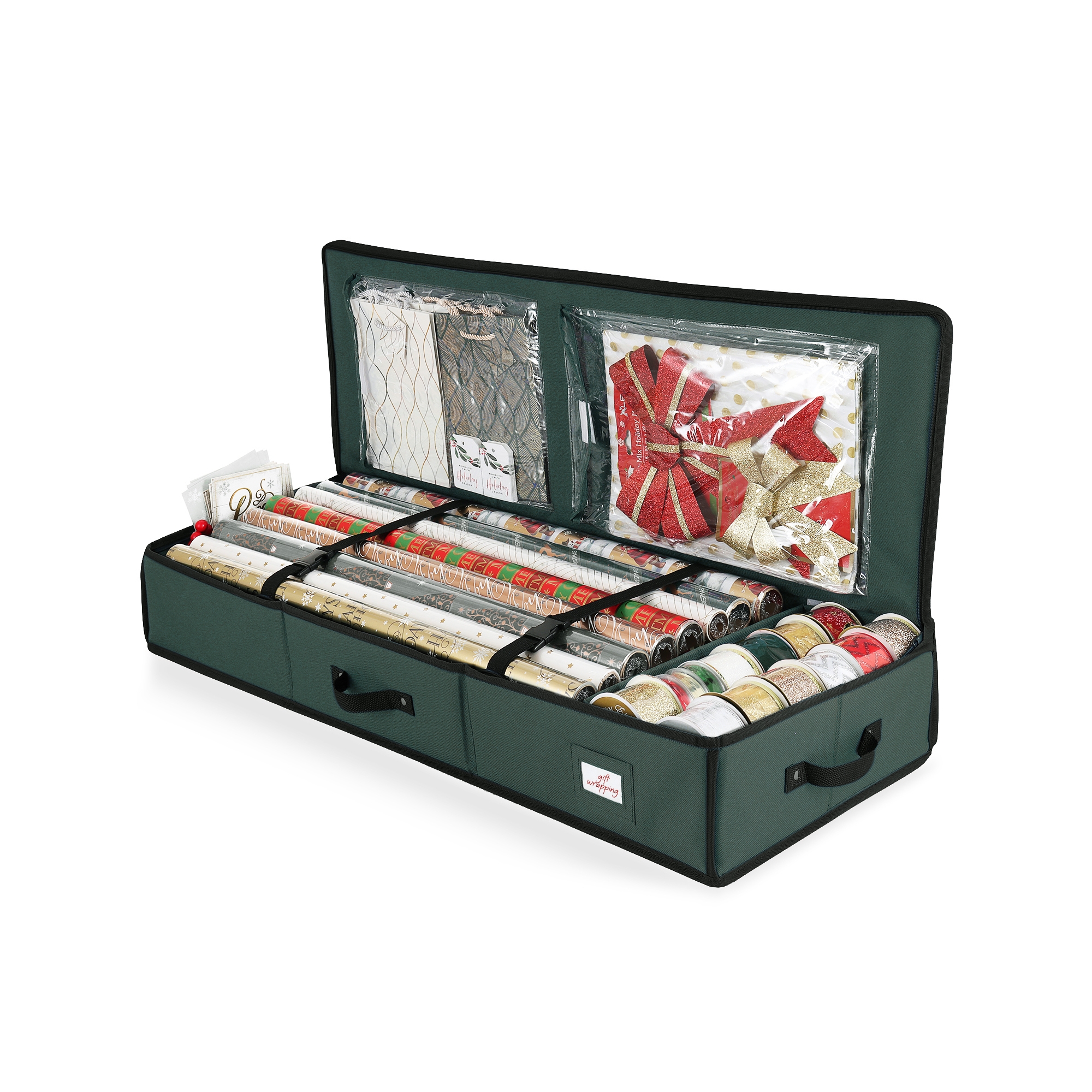 Hearth & Harbor Wrapping Paper Storage Container - Green