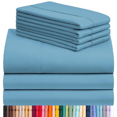 LuxClub 4-5 PC Silky Soft Cooling Deep Pocket Performance Sheet Set