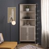 Novogratz Channing Corner Storage Cabinet with 2 Doors - 2 of 4