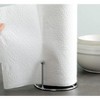 Home Mart Goods 11" Tall - Silver Metal Paper Towel Holder - 2 of 4