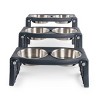 Dexas Adjustable Height Stainless Steel Dog Bowl - 2 of 4