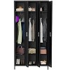 ODK 9 Doors Metal Office Storage Cabinet, Metal Lockers for Employees with 27 Hooks & 9 Shelves, 72 IN Steel Storage Cabinet for Home, Office, Gym - 3 of 4
