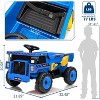 12V Ride On Dump Truck for Kids, with Remote Control, Construction Vehicles with Dump Bed & Shovel, Music, Headlights - 2 of 4