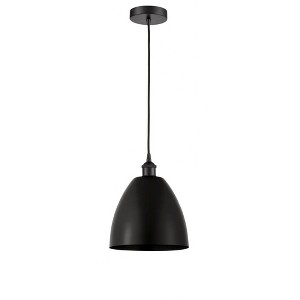Edison Dome - 1 Light Cord Hung Mini Pendant In Industrial Style-12.88 Inches Tall and 9 Inches Wide - 1 of 1