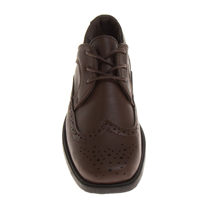 Josmo Boys Wingtip Oxford Lace Up Dress Shoes (Little Kid/ Big Kid Sizes), 5 of 9