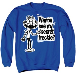 Men's Diary Of A Wimpy Kid Fregley Secret Freckle Crewneck Sweatshirt - 1 of 4