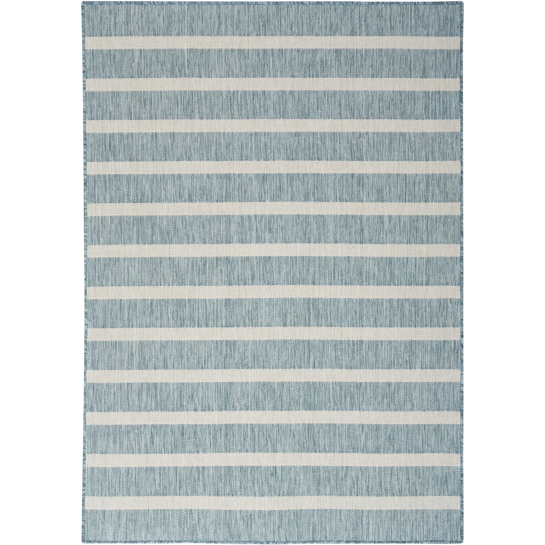 Nourison Positano Modern Stripes Flatweave Outdoor Rug