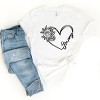 Simply Sage Market Grammy Heart Outline Short Sleeve Tee - 3 of 4