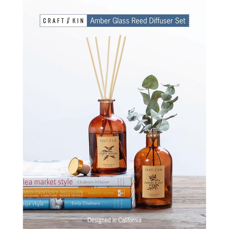 Craft & Kin Aromatherapy Scented Oil Reed Diffuser Set, 4 of 8