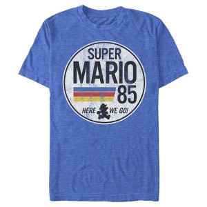 Men's Nintendo Super Mario Retro Rainbow Ring T-Shirt - 1 of 4