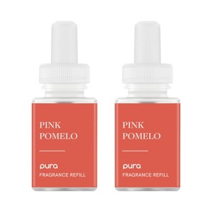 Pura Pink Pomelo 2pk Smart Vial Fragrance Refills: Safe, Clean Odor Removal, Ethically Sourced - 1 of 4