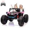 2 Seaters Kids Ride On UTV Car with Remote Control, 24V Battery Powered Toy Car for Boys Girls w/Music, LED Lights, Bluetooth, Electric Vehicles - 2 of 4