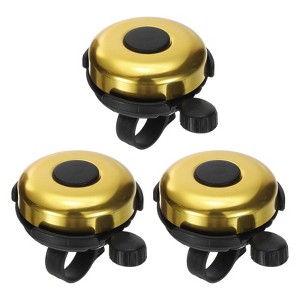 Unique Bargains Aluminum Loud Clear Sound Classic Scooters Bicycle Bells 3 Pcs 2.3" - 1 of 4