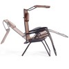 Tangkula Recling Zero Gravity Chair with Drink Tray & Sunshade, Brown - 4 of 4