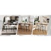 Jojoka Upholstered Counter Height Bar Chair with Round Seat - 4 of 4