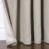 Chanasya 2pk Two Tone Textured Partial Room Darkening Window Curtain Panels - Set of 2 - 4 of 4