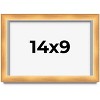 PosterPalooza | Photo Size Minimalist Shadow Box Brown Picture Frame - UV Acrylic, Backing, Hanging Hardware - 2 of 4
