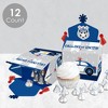 Big Dot of Happiness Calling All Units - Police - Treat Box Party Favors - Cop Birthday Party or Baby Shower Goodie Gable Boxes - Set of 12 - 3 of 4