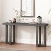 COWLOWN Modern Geometric Console Table with Solid Pine Legs for Entryway, Hallway & Living Room Accent Table - 4 of 4