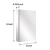 Cesicia 16 x 24 inches Right Swing Medicine Cabinet with 3 Shelves - 3 of 4